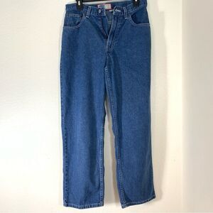 Old Navy Blue Straight-Leg Jeans with Classic Fit Petite Size 8 Short